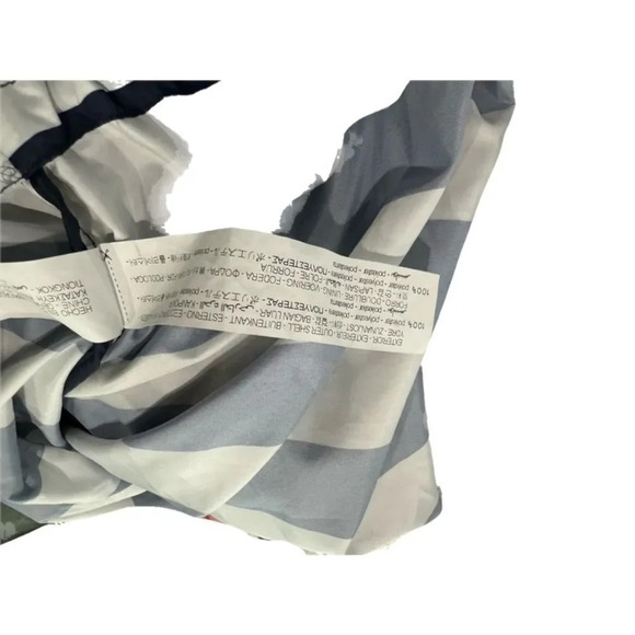 EUC Zara Oversized Striped windbreaker style thin comfy jacket Sz S - Picture 8 of 10